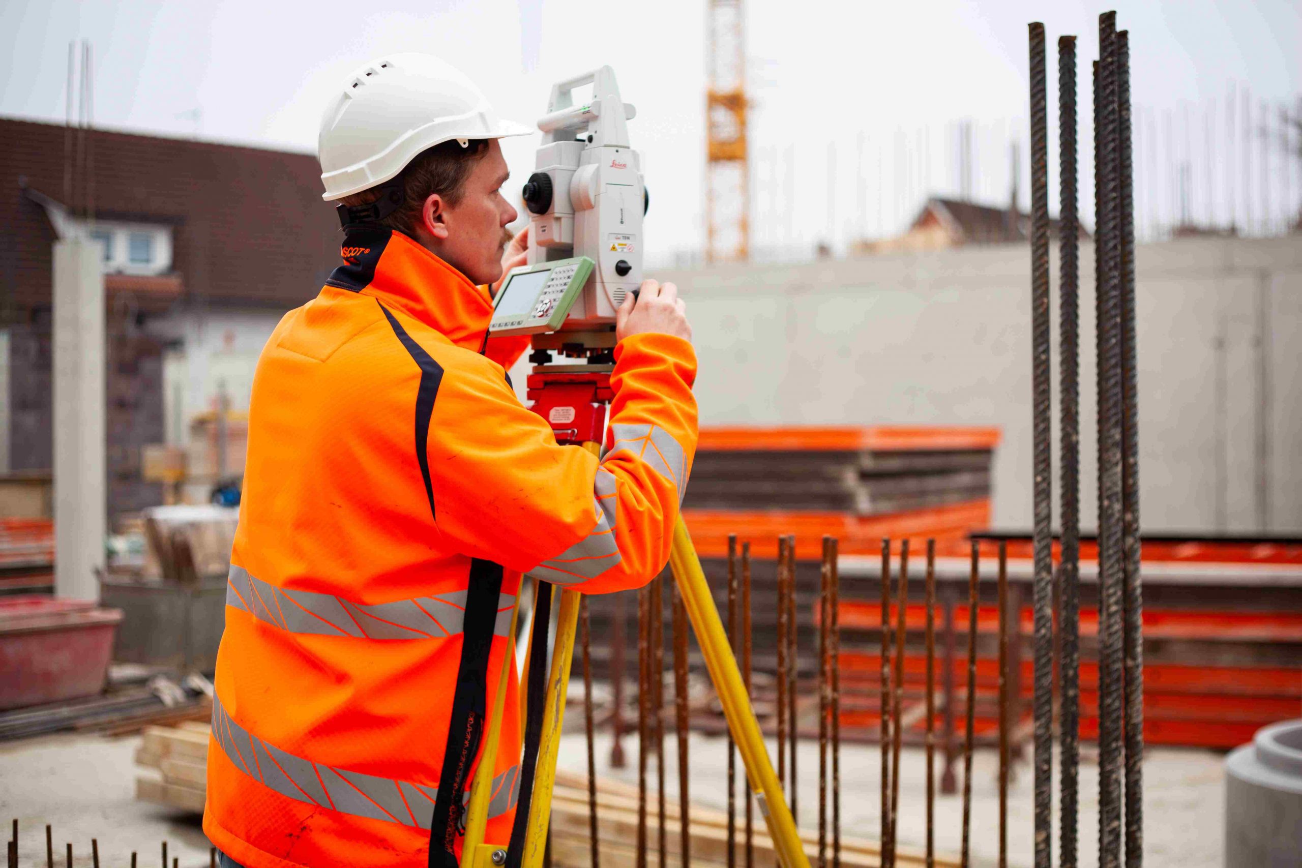 Vermessung MK Vermessung Baustelle Tettnang Leica Bodensee